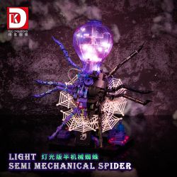 DK 7040 NHỆN NGƯỜI MÁY bộ đồ chơi xếp lắp ráp ghép mô hình SEMI MECHANICAL SPIDER 573 khối