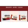 BEIJING FLAVOR ERA 004-23A XE BUÝT BẮC KINH CỔ ĐIỂN DAQI T234 tỷ lệ 1:40 bộ đồ chơi xếp lắp ráp ghép mô hình Creator Sáng Tạo 274 khối