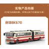 BEIJING FLAVOR ERA 002-23A XE BUÝT BẮC KINH CỔ ĐIỂN JINGHUA BK670 tỷ lệ 1:40 bộ đồ chơi xếp lắp ráp ghép mô hình Creator Sáng Tạo 552 khối