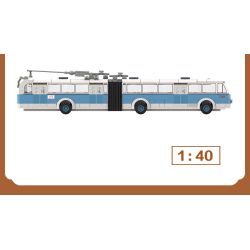 BEIJING FLAVOR ERA 006-23A PHƯƠNG TIỆN GIAO THÔNG CÔNG CỘNG CỔ ĐIỂN CỦA BẮC KINH XE ĐẨY JINGYI BK560 tỷ lệ 1:40 bộ đồ chơi xếp lắp ráp ghép mô hình Creator Sáng Tạo 492 khối