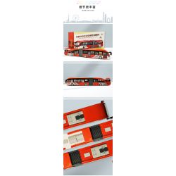 BEIJING FLAVOR ERA 001-23A XE BUÝT CỔ ĐIỂN BẮC KINH ĐƯỜNG DA 1 VÀ tỷ lệ 1:40 bộ đồ chơi xếp lắp ráp ghép mô hình Creator Sáng Tạo 437 khối