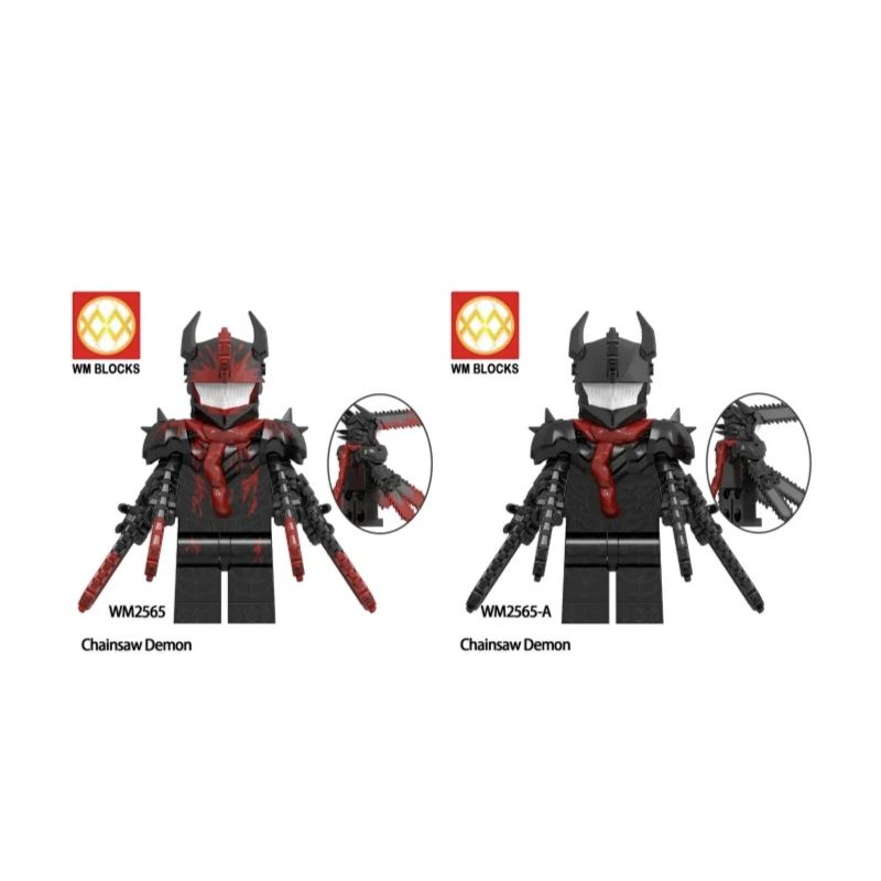 WM 2565 2565A NHÂN VẬT NHỎ CỦA CHAINSAW DEMON 2 bộ đồ chơi xếp lắp ráp ghép mô hình Movie & Game Phim Và Trò Chơi