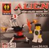 ZEPHYR KNIGHT 005 ALIEN GALAXY CỦA BẠN CẦN bộ đồ chơi xếp lắp ráp ghép mô hình City ALIEN YOUR GALAXY NEEDS Thành Phố 34 khối