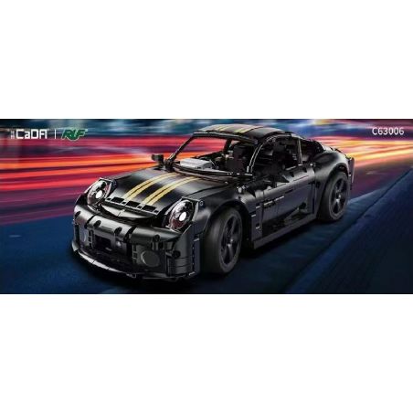 CADA DOUBLEE C63006 63006 RUF tỷ lệ 1:10 bộ đồ chơi xếp lắp ráp ghép mô hình Technic Kỹ Thuật Công Nghệ Cao Mô Hình Phương Tiện 1655 khối