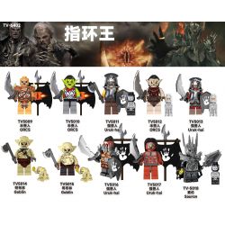 TV 5009 5011 5012 5014 5015 5017 5018 5010 5013 5016 6402 CHÚA TỂ CỦA NHỮNG CHIẾC NHẪN 10 NHÂN VẬT NHỎ bộ đồ chơi xếp lắp ráp ghép mô hình The Lord Of The Rings Chúa Nhẫn
