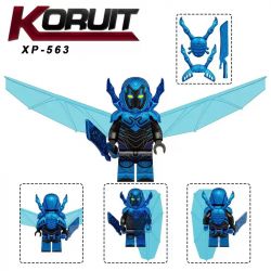 KORUIT XP-563 MÔ HÌNH BỌ CÁNH CỨNG MÀU XANH bộ đồ chơi xếp lắp ráp ghép mô hình Super Heroes Siêu Nhân Anh Hùng