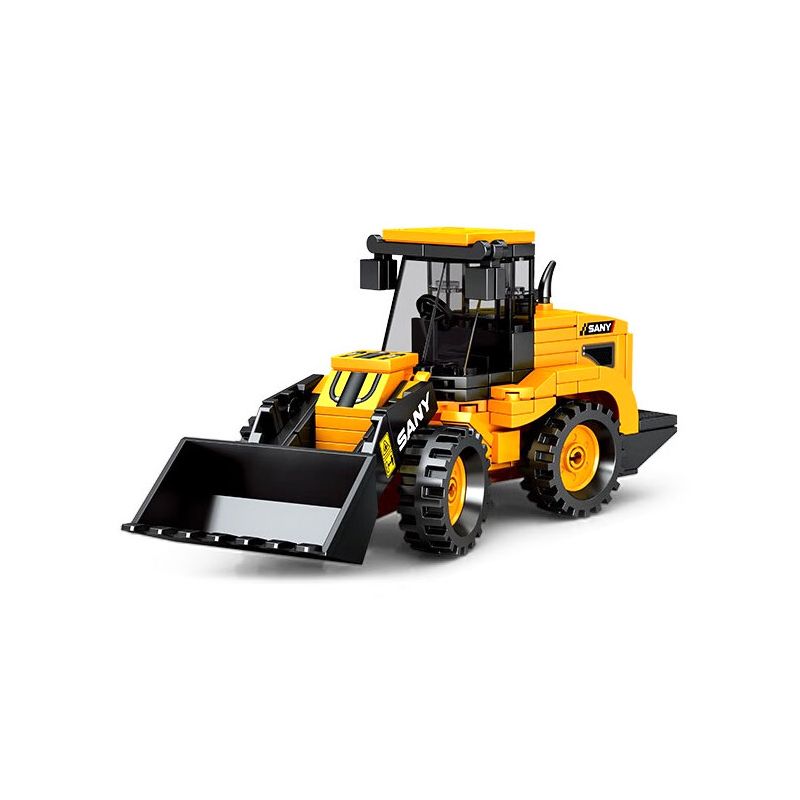 SEMBO 712050 CÔNG NGHIỆP NẶNG SANY MÁY XÚC LẬT bộ đồ chơi xếp lắp ráp ghép mô hình City WHEEL LOADER Thành Phố 178 khối