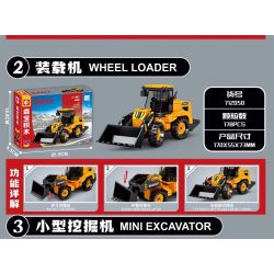 SEMBO 712050 CÔNG NGHIỆP NẶNG SANY MÁY XÚC LẬT bộ đồ chơi xếp lắp ráp ghép mô hình City WHEEL LOADER Thành Phố 178 khối