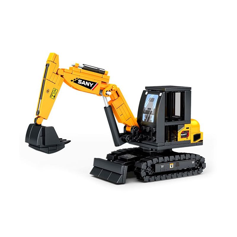 SEMBO 712051 CÔNG NGHIỆP NẶNG SANY MÁY XÚC NHỎ bộ đồ chơi xếp lắp ráp ghép mô hình City MINI EXCAVATOR Thành Phố 233 khối