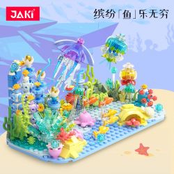 JAKI JK8351 8351 BA VẠN DẶM DƯỚI ĐÁY BIỂN bộ đồ chơi xếp lắp ráp ghép mô hình