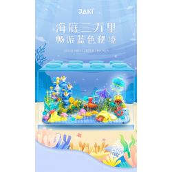 JAKI JK8351 8351 BA VẠN DẶM DƯỚI ĐÁY BIỂN bộ đồ chơi xếp lắp ráp ghép mô hình
