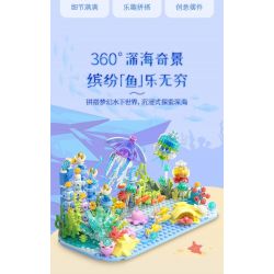 JAKI JK8351 8351 BA VẠN DẶM DƯỚI ĐÁY BIỂN bộ đồ chơi xếp lắp ráp ghép mô hình