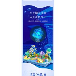 JAKI JK8351 8351 BA VẠN DẶM DƯỚI ĐÁY BIỂN bộ đồ chơi xếp lắp ráp ghép mô hình