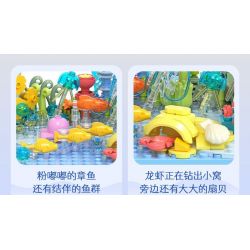 JAKI JK8351 8351 BA VẠN DẶM DƯỚI ĐÁY BIỂN bộ đồ chơi xếp lắp ráp ghép mô hình