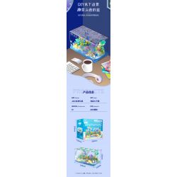 JAKI JK8351 8351 BA VẠN DẶM DƯỚI ĐÁY BIỂN bộ đồ chơi xếp lắp ráp ghép mô hình