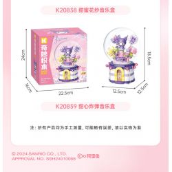 KEEPPLEY K20838 20838 HỘP NHẠC HOA NGỌT NGÀO bộ đồ chơi xếp lắp ráp ghép mô hình Movie & Game Phim Và Trò Chơi 328 khối