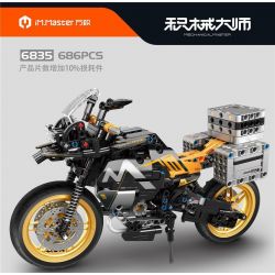 IM.MASTER QIHUI 6835 BẬC THẦY VỀ MÁY MÓC XE MÔ TÔ SEDAN RALLY bộ đồ chơi xếp lắp ráp ghép mô hình Technic Kỹ Thuật Công Nghệ Cao Mô Hình Phương Tiện 686 khối