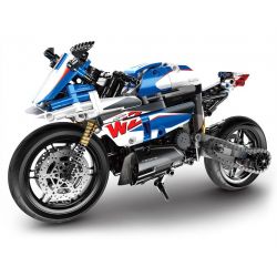 IM.MASTER QIHUI 6834 BẬC THẦY VỀ MÁY MÓC MÔ TÔ ĐUA GIẢ RR bộ đồ chơi xếp lắp ráp ghép mô hình Technic Kỹ Thuật Công Nghệ Cao Mô Hình Phương Tiện 650 khối