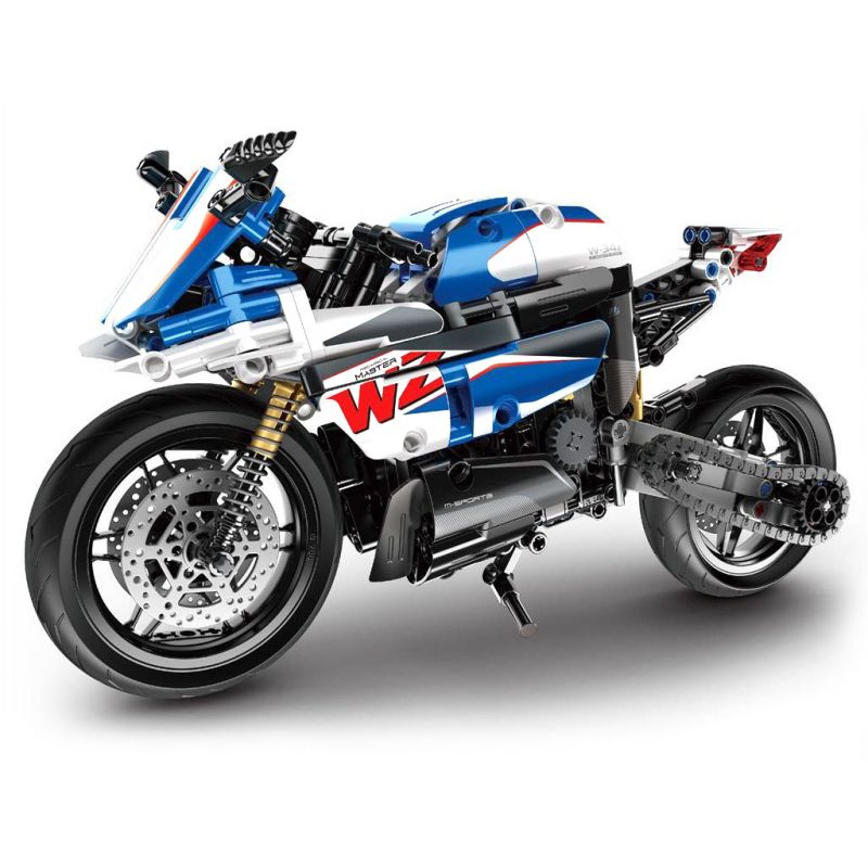 IM.MASTER QIHUI 6834 BẬC THẦY VỀ MÁY MÓC MÔ TÔ ĐUA GIẢ RR bộ đồ chơi xếp lắp ráp ghép mô hình Technic Kỹ Thuật Công Nghệ Cao Mô Hình Phương Tiện 650 khối