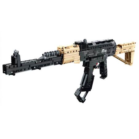 IM.MASTER QIHUI 7806 BẬC THẦY VŨ KHÍ SÚNG TIỂU LIÊN AK-47 bộ đồ chơi xếp lắp ráp ghép mô hình Technic Kỹ Thuật Công Nghệ Cao Mô Hình Phương Tiện 1287 khối