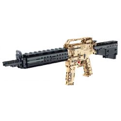 IM.MASTER QIHUI 7807 BẬC THẦY VŨ KHÍ SÚNG TRƯỜNG TẤN CÔNG M16 bộ đồ chơi xếp lắp ráp ghép mô hình Technic Kỹ Thuật Công Nghệ Cao Mô Hình Phương Tiện 1436 khối