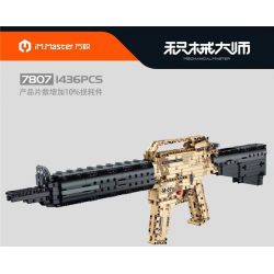 IM.MASTER QIHUI 7807 BẬC THẦY VŨ KHÍ SÚNG TRƯỜNG TẤN CÔNG M16 bộ đồ chơi xếp lắp ráp ghép mô hình Technic Kỹ Thuật Công Nghệ Cao Mô Hình Phương Tiện 1436 khối