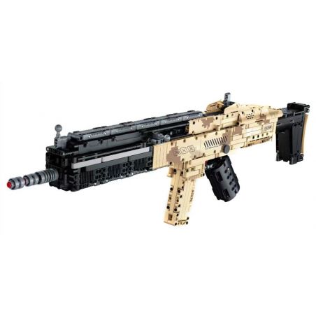 IM.MASTER QIHUI 7808 BẬC THẦY VŨ KHÍ SÚNG TRƯỜNG TỰ ĐỘNG SCAR bộ đồ chơi xếp lắp ráp ghép mô hình Technic Kỹ Thuật Công Nghệ Cao Mô Hình Phương Tiện 1546 khối