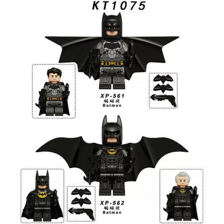 KORUIT KT1075 1075 XP-561 XP-562 BATMAN MINIFIGURE 2 LOẠI bộ đồ chơi xếp lắp ráp ghép mô hình Super Heroes Siêu Nhân Anh Hùng