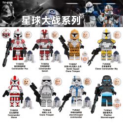 TV 8055 8056 8057 8058 8059 8060 8061 8062 6108 NHÂN VẬT NHỎ CỦA STAR WARS 8 LOẠI bộ đồ chơi xếp lắp ráp ghép mô hình Chiến Tranh Giữa Các Vì Sao