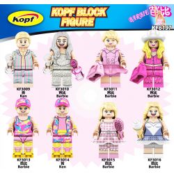 KOPF KF6197 6197 KF3009 3009 KF3010 3010 KF3011 3011 KF3012 3012 KF3013 3013 KF3014 3014 KF3015 3015 KF3016 3016 NHÂN VẬT BARBIE 8 LOẠI bộ đồ chơi xếp lắp ráp ghép mô hình Movie & Game Phim Và Trò Chơi