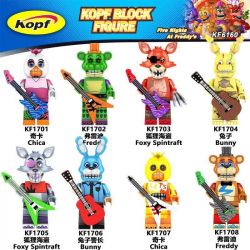 KOPF KF6160 6160 KF1701 1701 KF1702 1702 KF1703 1703 KF1704 1704 KF1705 1705 KF1706 1706 KF1707 1707 KF1708 1708 MIDNIGHT BEAR HAREM 8 NHÂN VẬT NHỎ bộ đồ chơi xếp lắp ráp ghép mô hình Movie & Game FIVE NIGHTS AT FREDDY'S Phim Và Trò Chơi