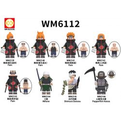 WM 6112 2139 2140 2141 2142 2143 2144 2145 2146 NARUTO MINIFIGURES 8 LOẠI bộ đồ chơi xếp lắp ráp ghép mô hình Movie & Game Phim Và Trò Chơi