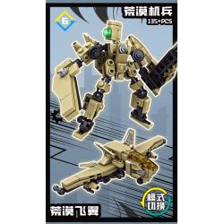 Kazi KY8107 8107 8 LOẠI CƠ CHẾ BIẾN ĐỔI ĐỘ KÉP bộ đồ chơi xếp lắp ráp ghép mô hình DEFORMATION 1204 khối