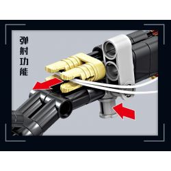 GBL KY1117 1117 KỸ SƯ CƠ KHÍ MẪU SÚNG TRƯỜNG 8 bộ đồ chơi xếp lắp ráp ghép mô hình Military Army Quân Sự Bộ Đội 398 khối