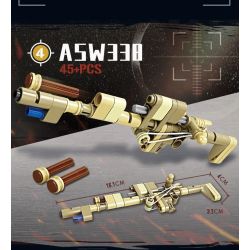 GBL KY1117 1117 KỸ SƯ CƠ KHÍ MẪU SÚNG TRƯỜNG 8 bộ đồ chơi xếp lắp ráp ghép mô hình Military Army Quân Sự Bộ Đội 398 khối