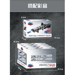 GBL KY1117 1117 KỸ SƯ CƠ KHÍ MẪU SÚNG TRƯỜNG 8 bộ đồ chơi xếp lắp ráp ghép mô hình Military Army Quân Sự Bộ Đội 398 khối