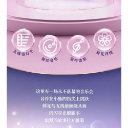 SEMBO 611096 HOA NHAN ÂM NHẠC bộ đồ chơi xếp lắp ráp ghép mô hình Creator Sáng Tạo 711 khối