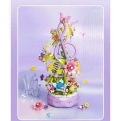 SEMBO 611096 HOA NHAN ÂM NHẠC bộ đồ chơi xếp lắp ráp ghép mô hình Creator Sáng Tạo 711 khối