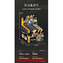 SEMBO 103364 103365 103366 103367 MECHA THÉP LAVA THẦN CHIẾN TRANH LỮ BỐ bộ đồ chơi xếp lắp ráp ghép mô hình MECHA OF STEEL 861 khối