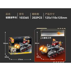 SEMBO 103364 103365 103366 103367 MECHA THÉP LAVA THẦN CHIẾN TRANH LỮ BỐ bộ đồ chơi xếp lắp ráp ghép mô hình MECHA OF STEEL 861 khối