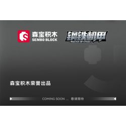 SEMBO 103364 103365 103366 103367 MECHA THÉP LAVA THẦN CHIẾN TRANH LỮ BỐ bộ đồ chơi xếp lắp ráp ghép mô hình MECHA OF STEEL 861 khối