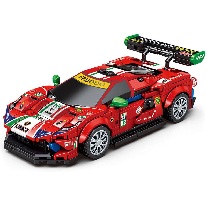 SEMBO 714018 THẾ GIỚI XE SANG FARAH CAVALIER bộ đồ chơi xếp lắp ráp ghép mô hình Speed Champions Racing Cars Đua Xe Công Thức 325 khối