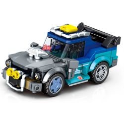SEMBO 714323 HẠM ĐỘI MÁT MẺ NGỰA HOANG bộ đồ chơi xếp lắp ráp ghép mô hình Speed Champions Racing Cars Đua Xe Công Thức 236 khối