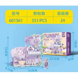 SEMBO 601562 BẠN CÓ THÍCH CỬA HÀNG BÁNH PUDDING KHÔNG? bộ đồ chơi xếp lắp ráp ghép mô hình FUNNY JUICE 310 khối