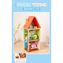 KEEPPLEY K21207 21207 CORNER FRIENDS CABIN CHIẾC GIƯỜNG ẤM ÁP CỦA GẤU TRẮNG bộ đồ chơi xếp lắp ráp ghép mô hình Movie & Game Phim Và Trò Chơi