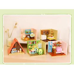 KEEPPLEY K21207 21207 CORNER FRIENDS CABIN CHIẾC GIƯỜNG ẤM ÁP CỦA GẤU TRẮNG bộ đồ chơi xếp lắp ráp ghép mô hình Movie & Game Phim Và Trò Chơi