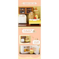 KEEPPLEY K21208 21208 CABIN CỦA NHỮNG NGƯỜI BẠN Ở GÓC CHIM CÁNH CỤT? THỜI GIAN SUY NGHĨ bộ đồ chơi xếp lắp ráp ghép mô hình Movie & Game Phim Và Trò Chơi