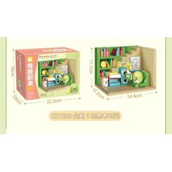 KEEPPLEY K21209 21209 CORNER FRIENDS CABIN CHUẨN BỊ BỮA ĂN CHO TONKATSU bộ đồ chơi xếp lắp ráp ghép mô hình Movie & Game Phim Và Trò Chơi