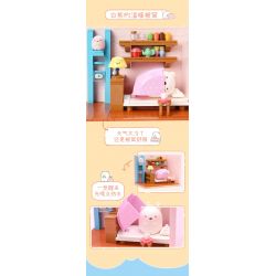 KEEPPLEY K21209 21209 CORNER FRIENDS CABIN CHUẨN BỊ BỮA ĂN CHO TONKATSU bộ đồ chơi xếp lắp ráp ghép mô hình Movie & Game Phim Và Trò Chơi