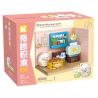 KEEPPLEY K21210 21210 CORNER FRIENDS COTTAGE TỔ ẤM AN TOÀN CHO MÈO bộ đồ chơi xếp lắp ráp ghép mô hình Movie & Game Phim Và Trò Chơi